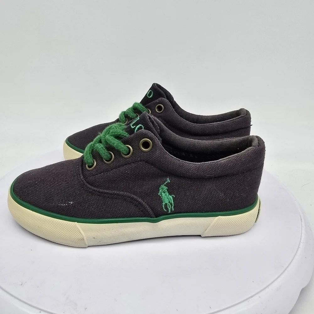 Polo Ralph Lauren Shoe Toddler 11 Boys Blue Canvas Sneakers